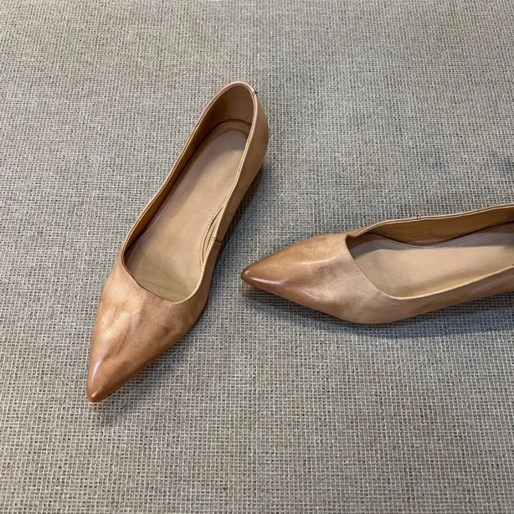 ローヒールレザーメリージェーンズ レディース スリッポン 通 - Leather Work Heels のレビューと価格