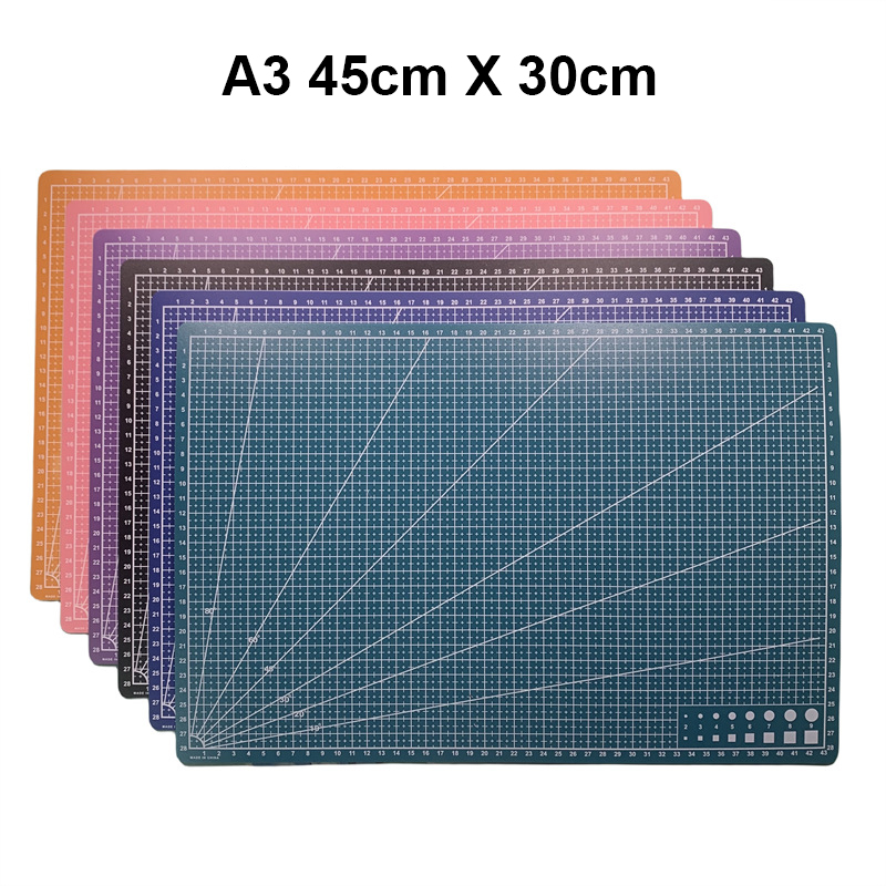 A3/A4/A5サイズのPVC製裁断マット。片面のみ使用可能 - Leather Workbench のレビューと価格